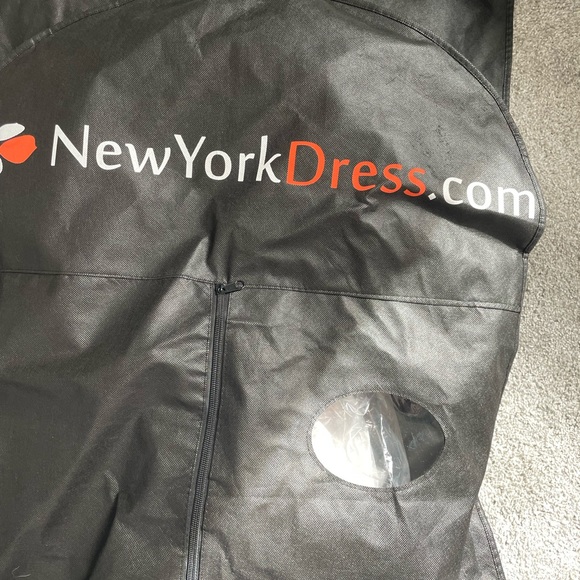 Angela & Alison gown. Size 10. Color Apricot - Picture 7 of 10